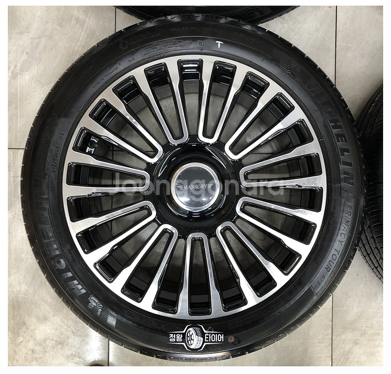 만소리 ST 20인치 블랙폴리쉬 휠 타이어--2