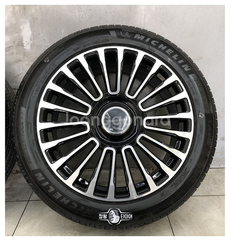 만소리 ST 20인치 블랙폴리쉬 휠 타이어--1