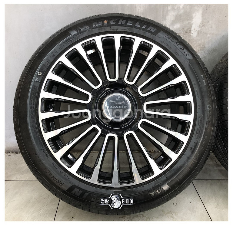 만소리 ST 20인치 블랙폴리쉬 휠 타이어--0