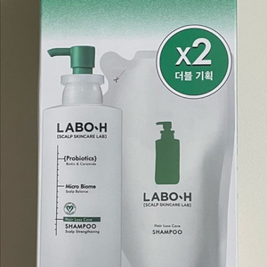 라보에이치 두피강화클리닉 샴푸 400*2개 더블기획