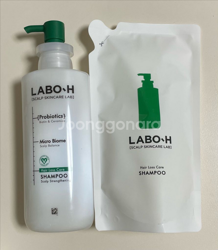 라보에이치 두피강화클리닉 샴푸 400*2개 더블기획--1