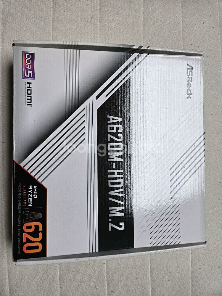 ASRock A620M-HDV/M.2 메인보드 팝니다--0