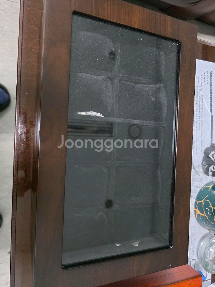 원목시계보관함 10구--1