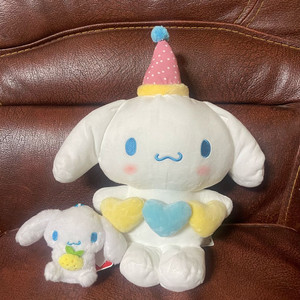 [새상품] 시나모롤 생일축하 트리플하트 레몬 인형 세트