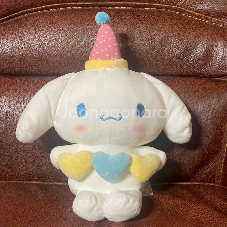 [새상품] 시나모롤 생일축하 트리플하트 레몬 인형 세트--2