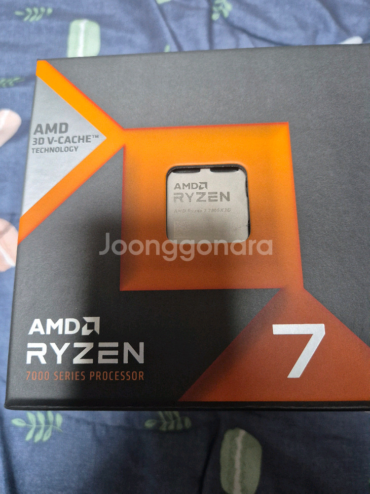 amd 라이젠 7800x3d 국내정발 판매합니다--0
