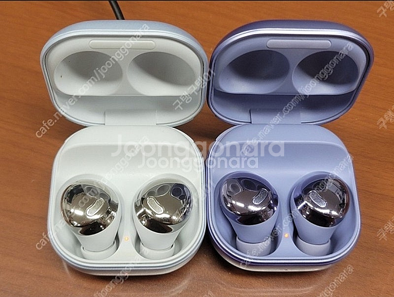 버즈 프로 왼쪽 오른쪽 유닛 본체 바이올렛 블랙 실버--0