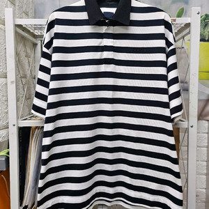 준지 남성반팔티 S 오버핏 스트라이프 ML85