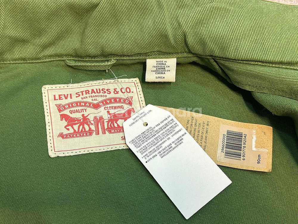 새상품 리바이스 빈티지 워싱 m65 야상 자켓--6