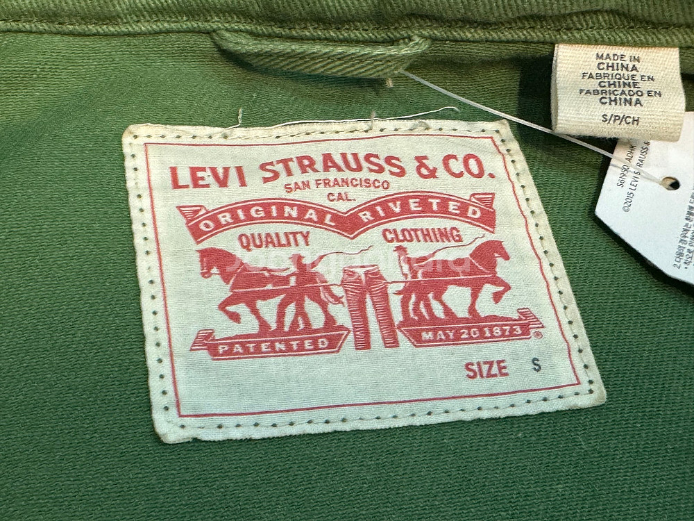 새상품 리바이스 빈티지 워싱 m65 야상 자켓--7