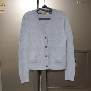 바네사브루노아떼 라이트블루 울캐시 니트가디건