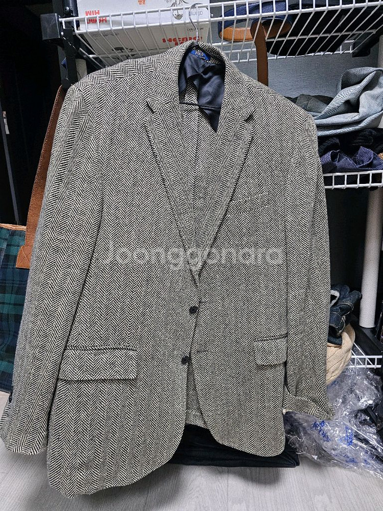 폴로 랄프로렌 헤링본자켓44r--0