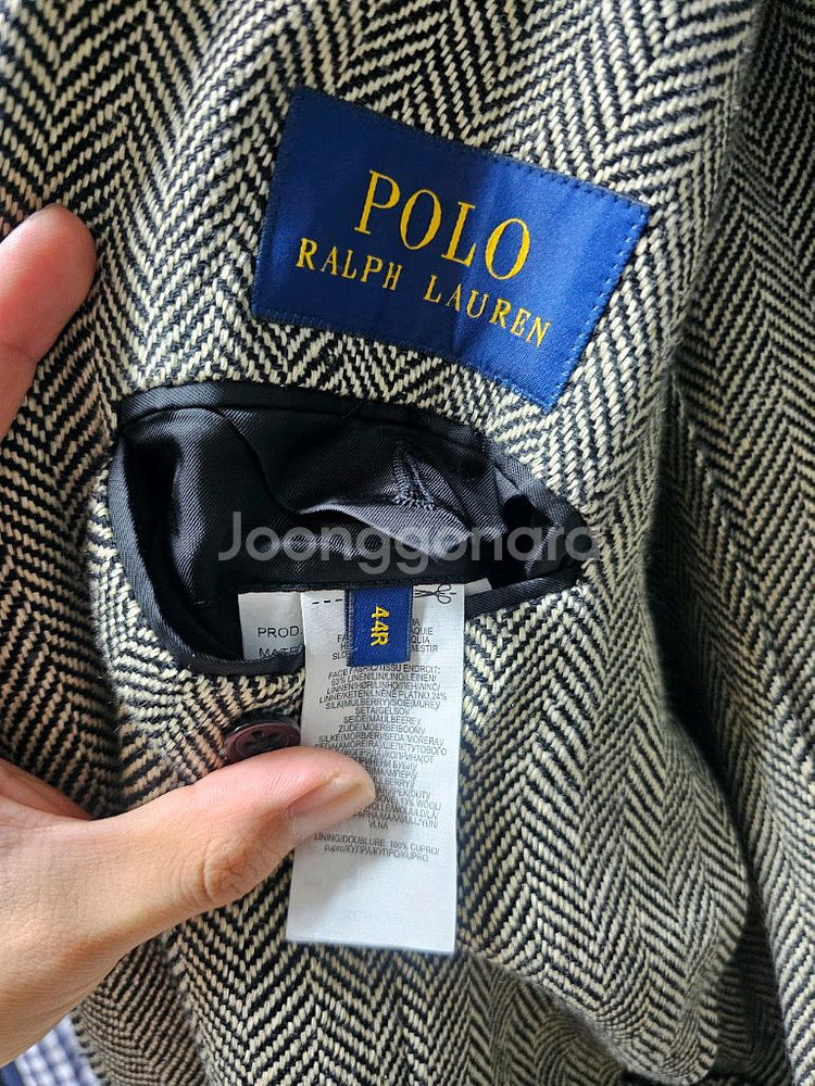 폴로 랄프로렌 헤링본자켓44r--4