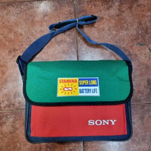 SONY 빈티지 알록달록 캠코더 가방