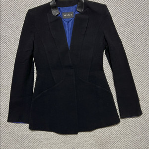 한섬 마인 MINE 블랙 트위드 자켓 정품