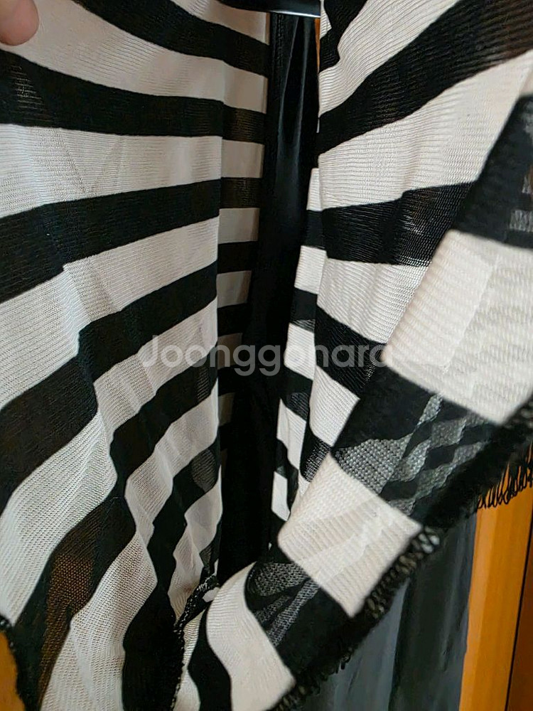 나시원피스에 쉬폰 덧댄 롱니트겸 원피스--6