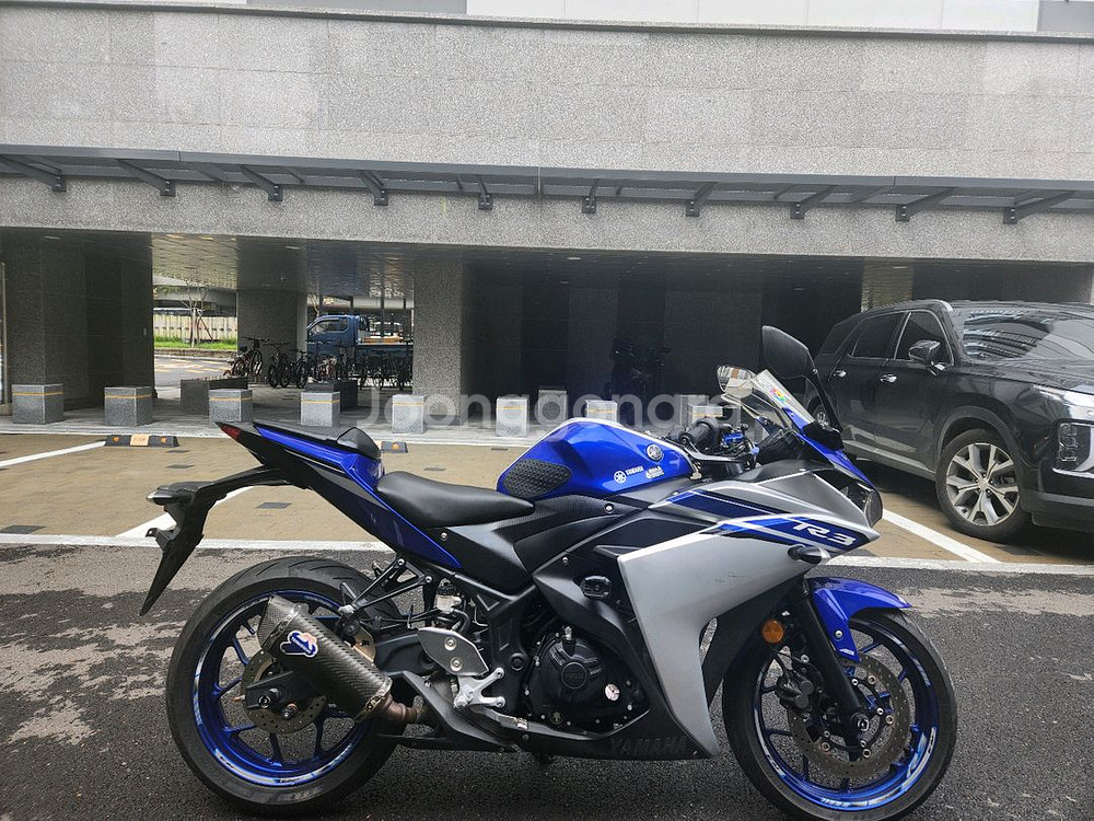 2016년 야마하R3 블루컬러 튜닝바이크 판매합니다.--3