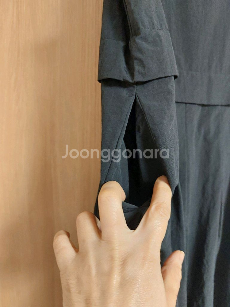 JAJU 자주 셔링 롱스커트 ㅡ 바스락 프라다원단--9