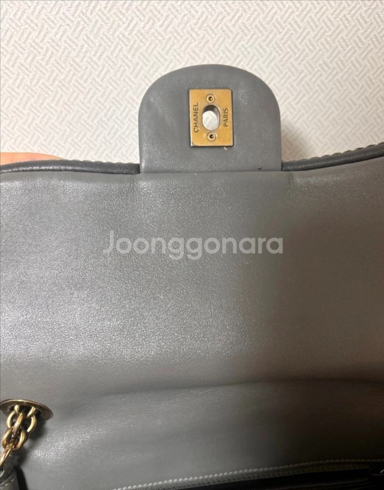 샤넬 빈티지레어백(정품)--3