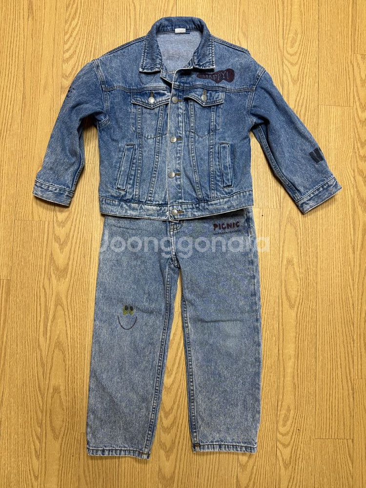 Jelly Mallow 데님 셋업 120--0