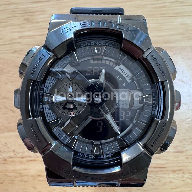 지샥 메탈 빅페이스 (G-SHOCK GM-110) 블랙--1