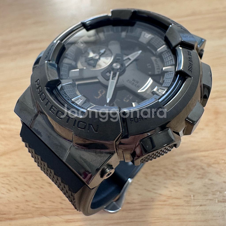 지샥 메탈 빅페이스 (G-SHOCK GM-110) 블랙--2
