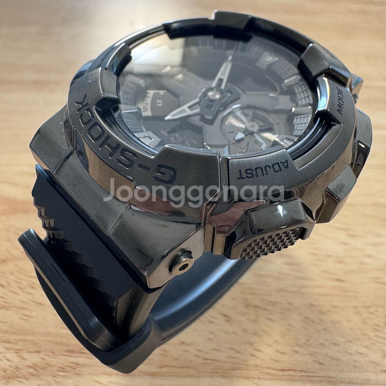 지샥 메탈 빅페이스 (G-SHOCK GM-110) 블랙--3