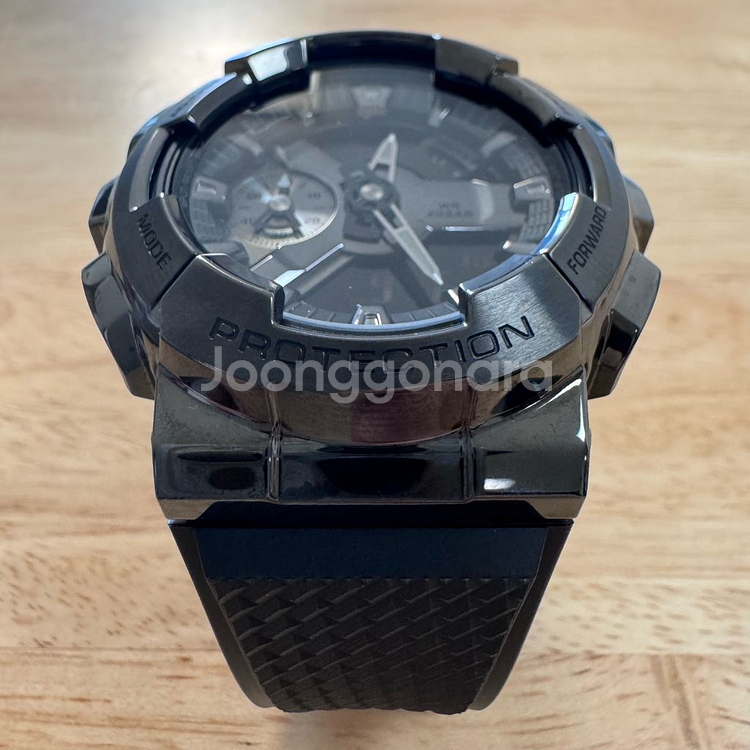 지샥 메탈 빅페이스 (G-SHOCK GM-110) 블랙--4