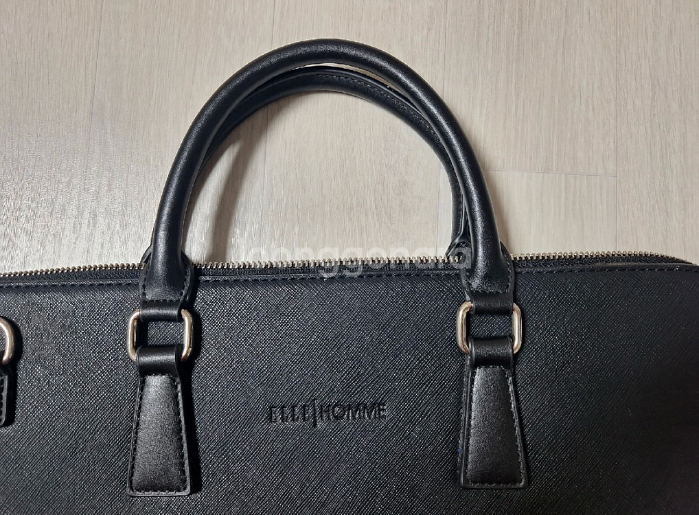 Elle homme 엘르옴므 기죽 서류가방 새것--2