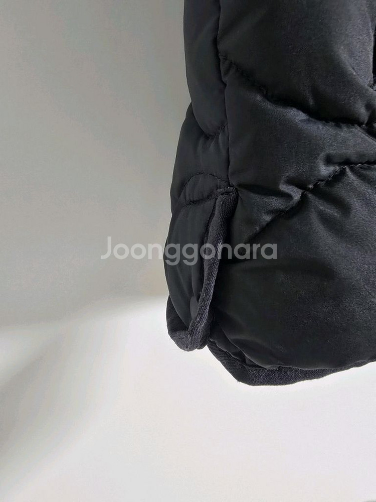블루독 덕다운 패딩 조끼 145사이즈 블랙--2
