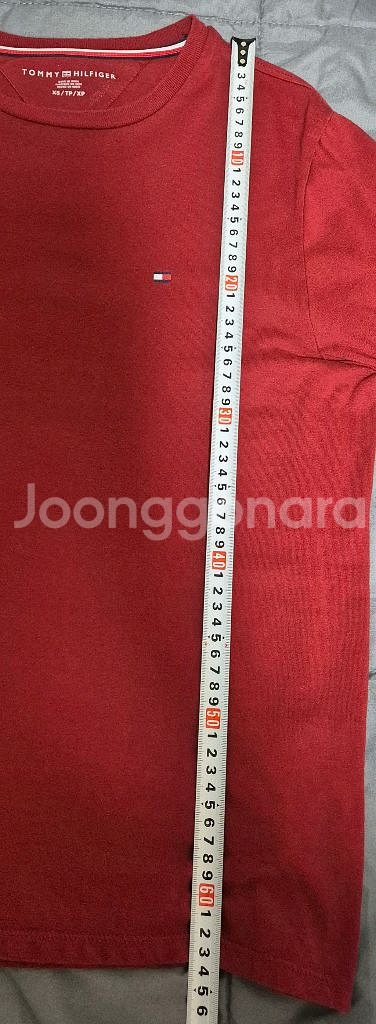 타미힐피거 맨투맨 긴팔 티셔츠 딥레드 XS/TP/XP--5