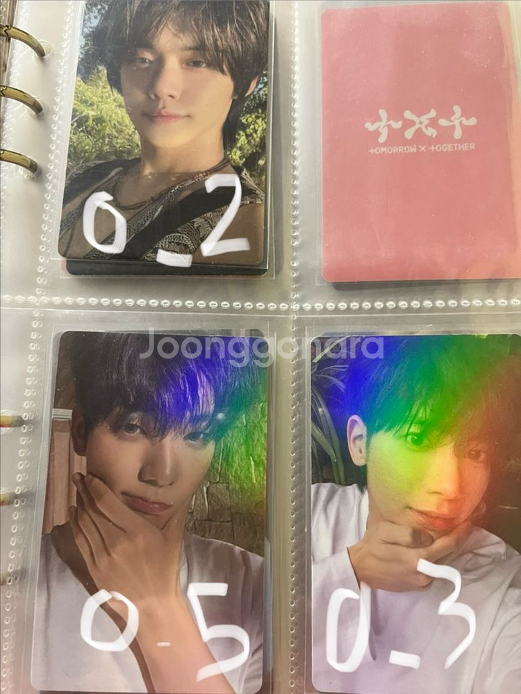 txt 투바투 포카 팝니다 특전 이즈위 럭드 포토카드--1