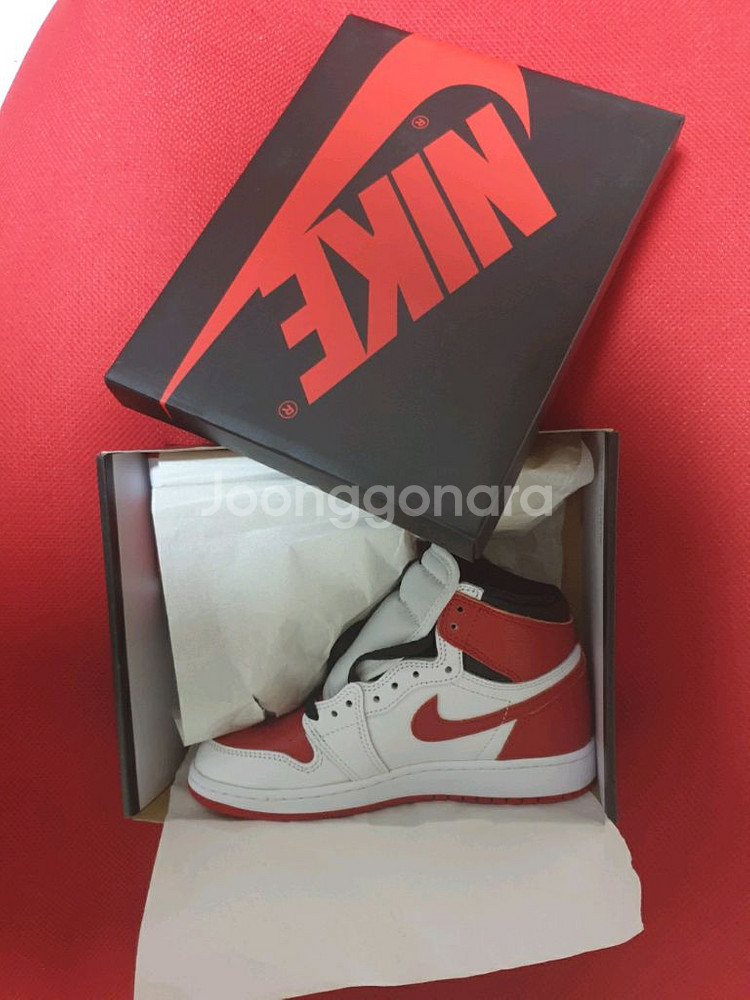 나이키 주니어 농구화 에어조던1 레트로 하이오지--7