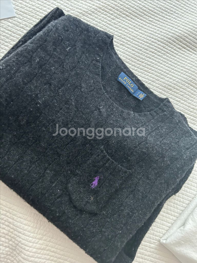 폴로 랄프로렌 반팔니트 s 완료--0