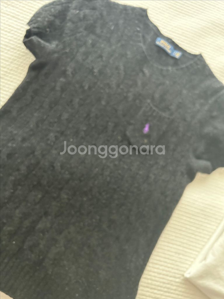 폴로 랄프로렌 반팔니트 s 완료--3