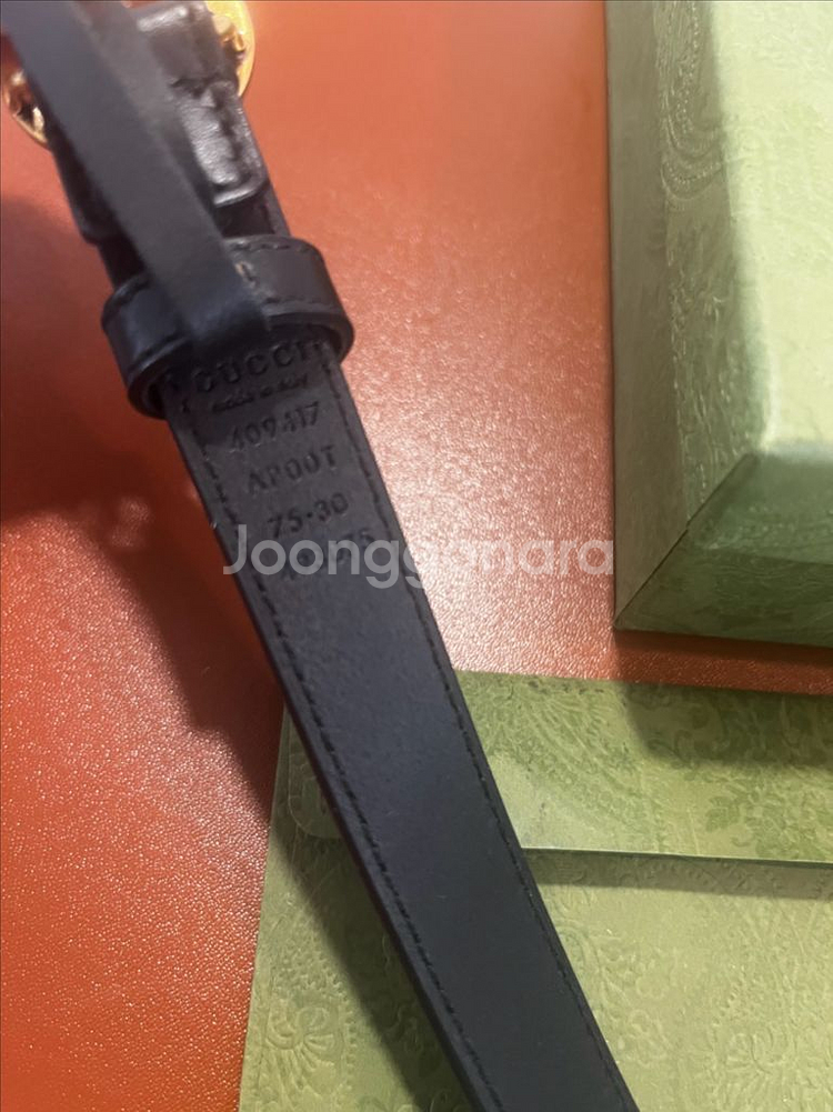 (정품)구찌 마몬트 여성용 벨트 2cm 컨디션 A--1