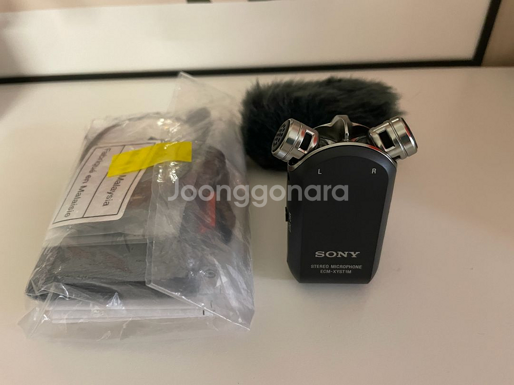 소니 2웨이 스테레오 지향성 마이크 ECM XYST1M--0