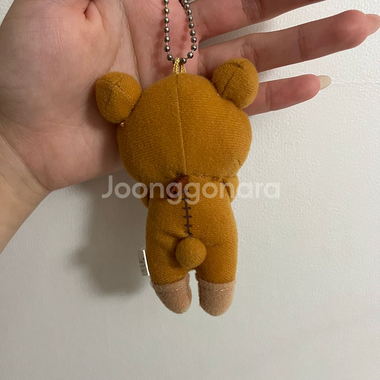 산엑스 고전 리락쿠마 사과 2013년 인형 키링--1