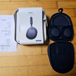 소니 WH-1000XM5 미드나잇 블루 헤드폰