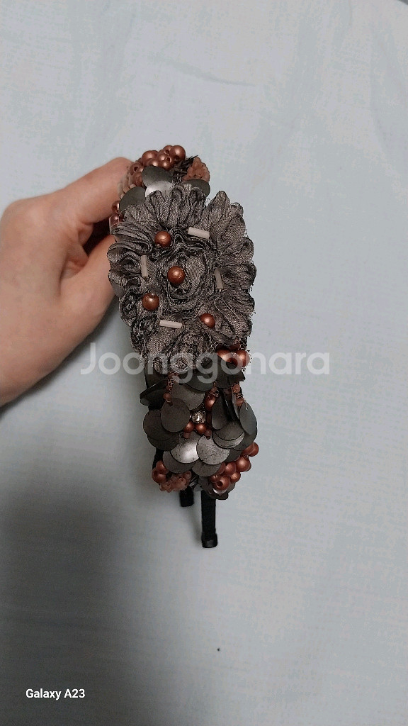 헤어머리띠.핸드메이드라벨유--1