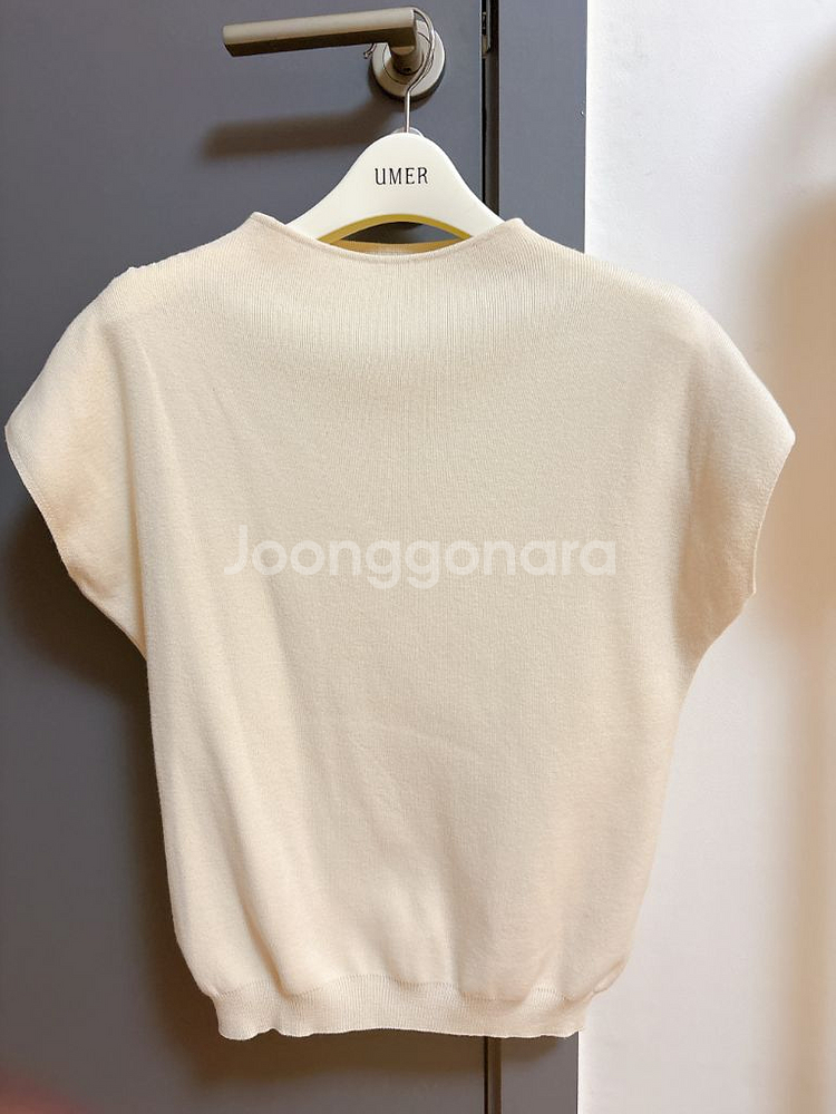 유메르 고저스 하프 니트 크림베이지--2