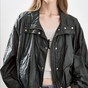 시스템 크링클 집업 점퍼