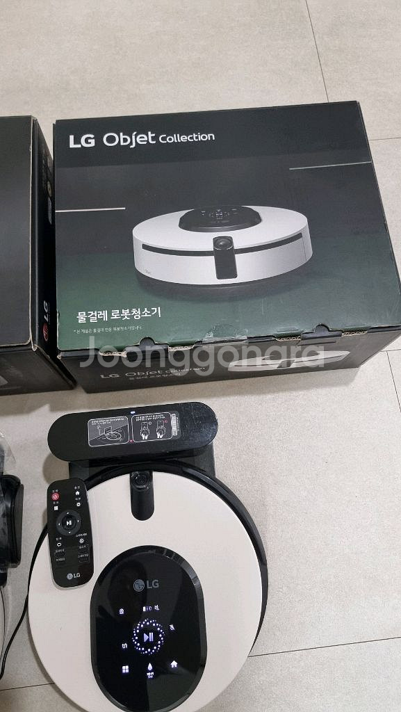 LG 오브제 로봇청소기 R9 M9 모델 두개일괄 판매--4