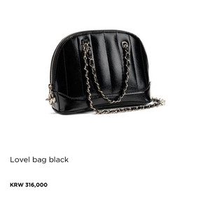 카디널레드 러블백 블랙