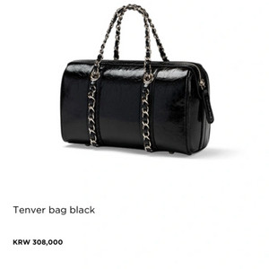 카디널레드 텐버백 블랙