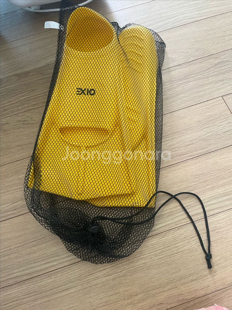 EXIO 노란색 오리발 EU 36-38 미사용--1