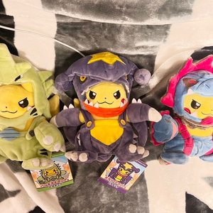 포켓몬센터 괴수매니아 피카츄 판쵸인형 일괄