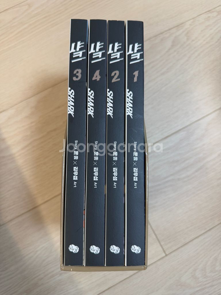 샤크 1-4권 전권 상태최상--0
