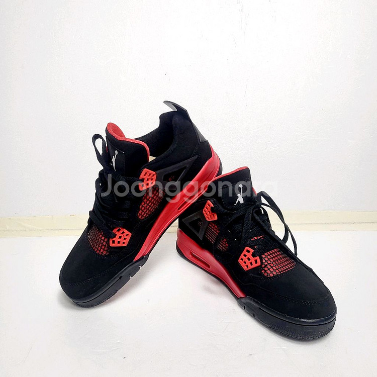 새제품/나이키 조던4 레트로 레드썬더265 농구화--1