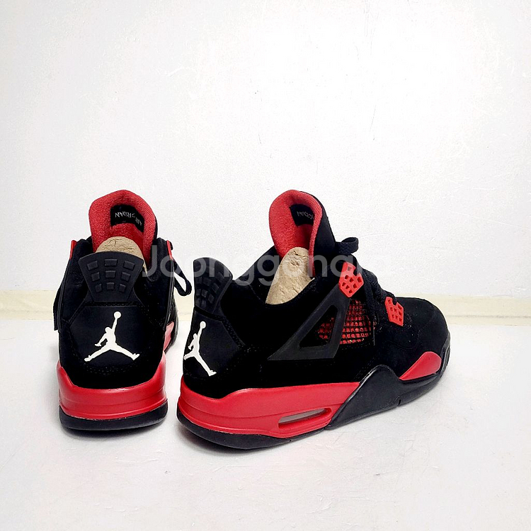 새제품/나이키 조던4 레트로 레드썬더265 농구화--4